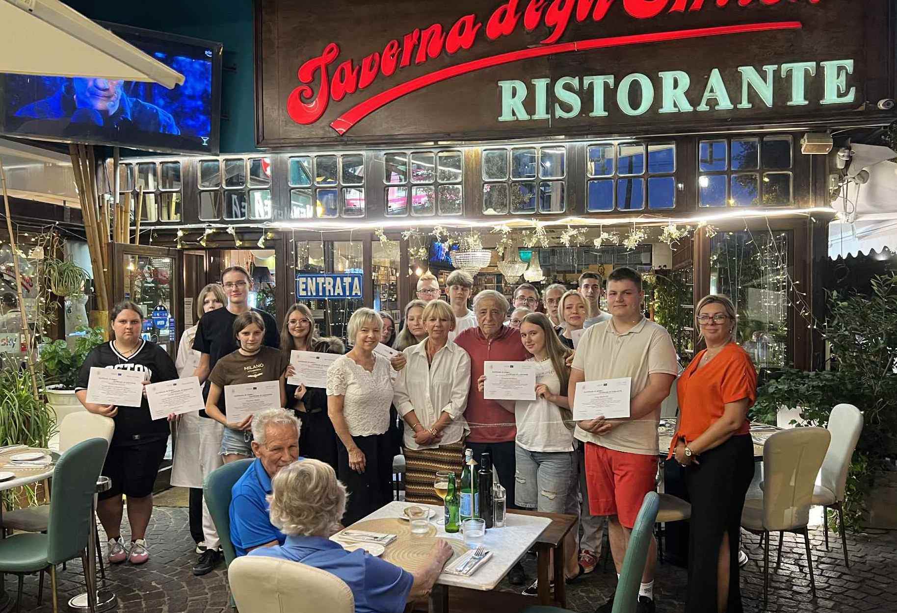 Uczniowie Zespołu Szkół w Czudcu na stażu zawodowym we Włoszech